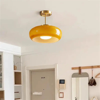Orange Glass Chandelier – Vintage Bauhaus Design | sitezone test 02
