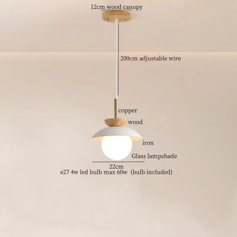 Nordic Wood Pendant Light – Modern Bar Lighting | sitezone test 02