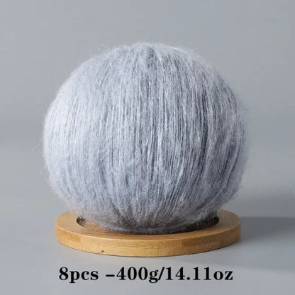 Mohair Yarn Set - Soft & Skin-Friendly for DIY Projects