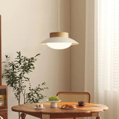 Cream Wind LED Pendant Light - Soft Ambient Lighting