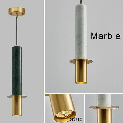 Moderne luxuriöse Marmor-LED-Pendelleuchte GU10, nordische kreative Pendelleuchte, Raumdekoration, Schlafzimmer, Esszimmer, Beleuchtungskörper
