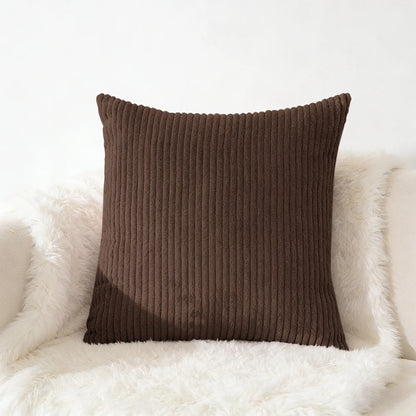 Corduroy Pillow Cover - Soft Flannel Cushion