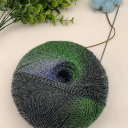 Rainbow Gradient Yarn - 200g/1600m for Crochet