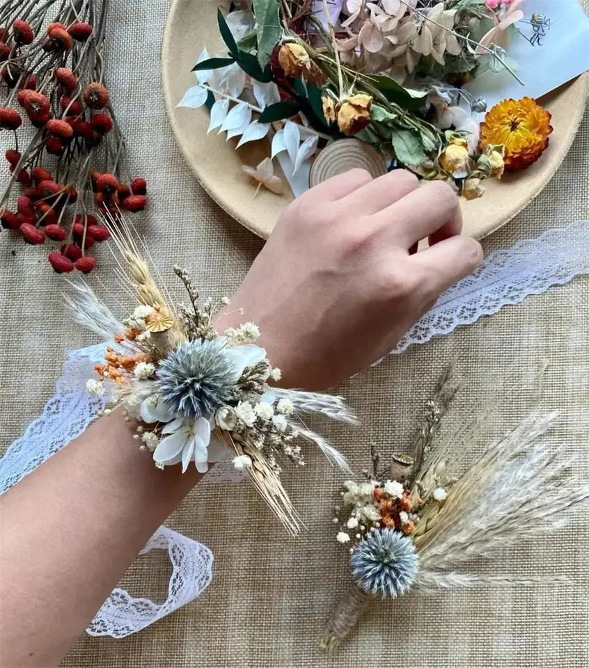 Dried Star Daisy Bouquet - Natural Floral Decor | sitezone test 02