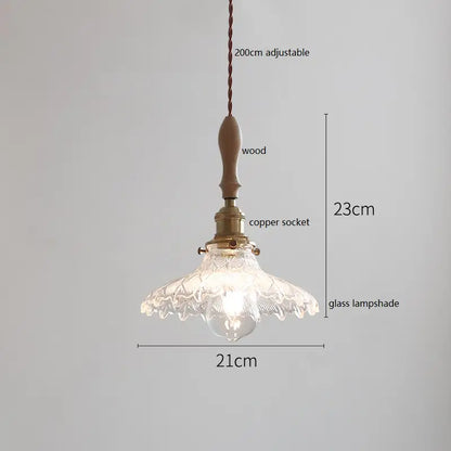 IWHD Schmetterling Keramik LED Pendelleuchte neben Holzgriff Kupfer Sockel Home Decor Schlafzimmer Esszimmer Wohnzimmer Licht Hängelampe