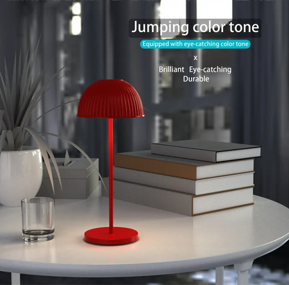 Portable Mushroom LED Table Lamp - Rechargeable & Folding