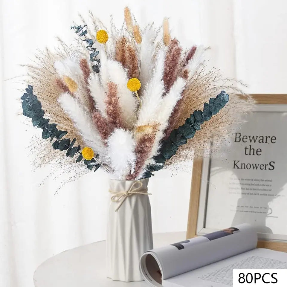 Dried Pampas Grass Bouquet - Boho Home Decor | sitezone test 02