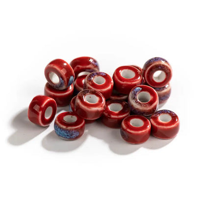 Vintage Ceramic Beads - Ring Shape for Jewelry Making | sitezone test 02