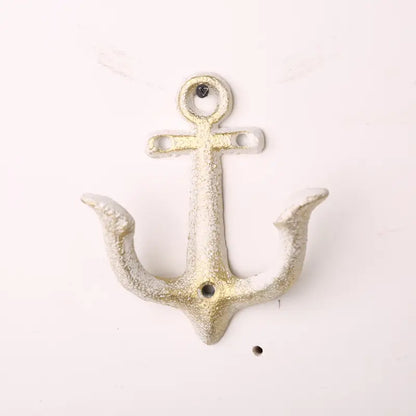 Anchor Wall Hook Rack - Rustic Cast Iron for Entryway | sitezone test 02