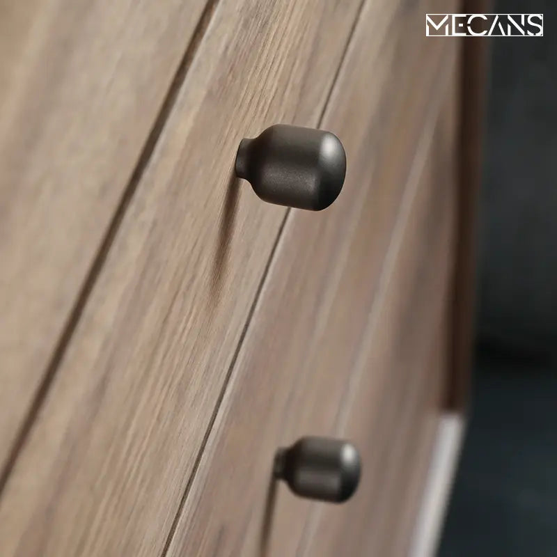 Gray Round Knob Cabinet Door Handle, Perfect For Kitchen & Wardrobes!
