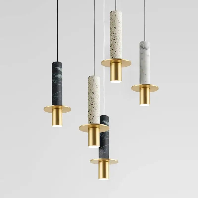 Moderne luxuriöse Marmor-LED-Pendelleuchte GU10, nordische kreative Pendelleuchte, Raumdekoration, Schlafzimmer, Esszimmer, Beleuchtungskörper