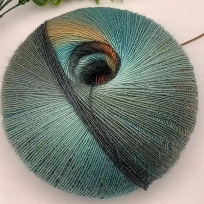 Rainbow Gradient Yarn - 200g/1600m for Crochet