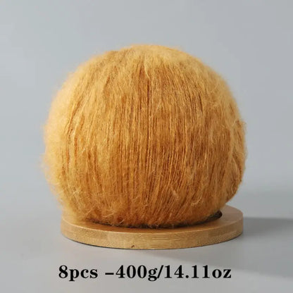 Mohair Yarn Set - Soft & Skin-Friendly for DIY Projects