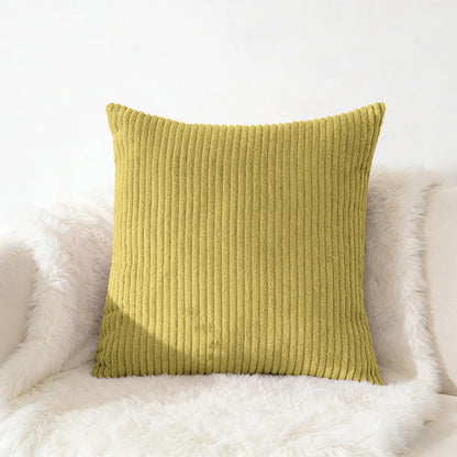 Corduroy Pillow Cover - Soft Flannel Cushion