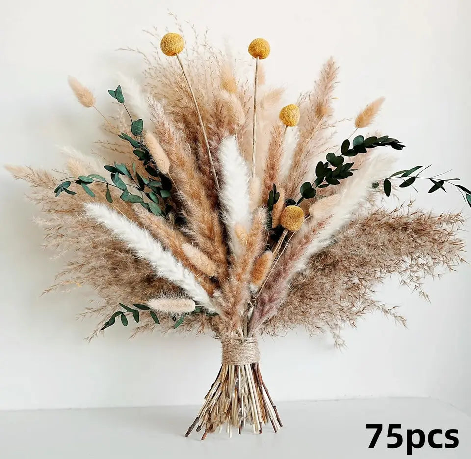 Dried Pampas Grass Bouquet – Boho Home Decor
