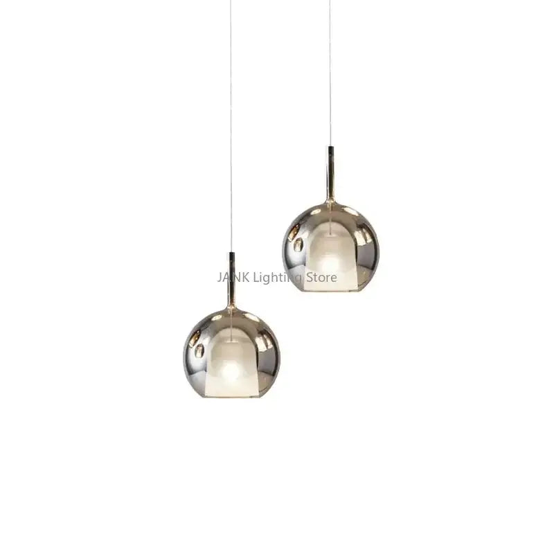 Italian Bubble Glass Pendant Light – Luxury LED for Dining
