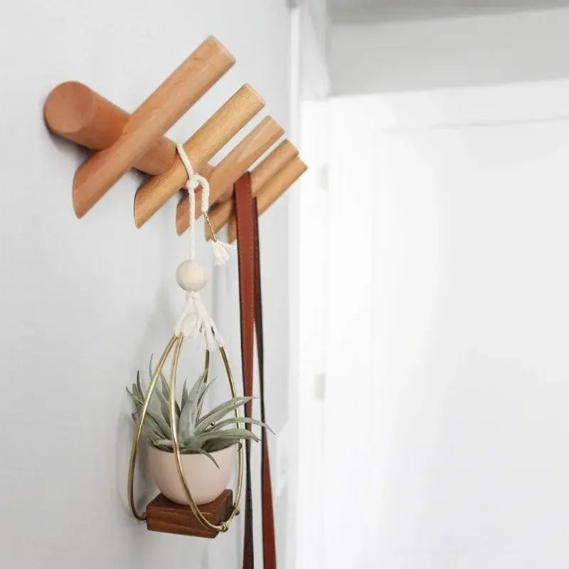 Nordic Wood Coat Rack – Stylish Entryway Organizer | sitezone test 02