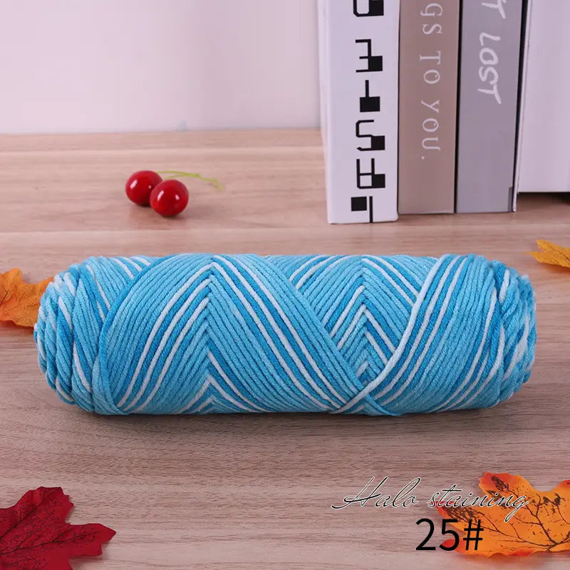 Dyed Milk Cotton Yarn - DIY Knitting & Crochet | sitezone test 02