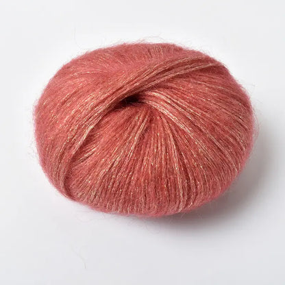 Sequin Mohair Crochet Yarn - Soft & Warm for Baby Projects