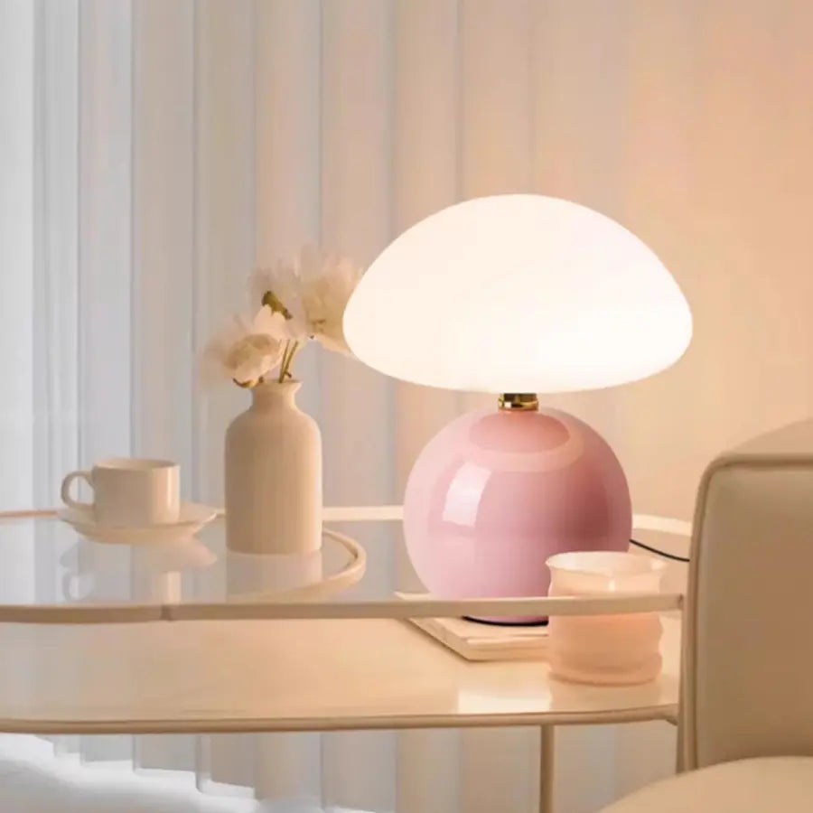 Mushroom Table Lamp - USB Charging & Mood Lighting