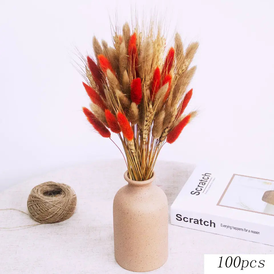 Dried Pampas Grass Bouquet - Autumn Rustic Home Decor