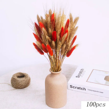 Dried Pampas Grass Bouquet - Autumn Rustic Home Decor