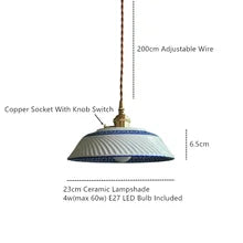 Ceramic Pendant Light - Japanese Style for Dining Room | sitezone test 02