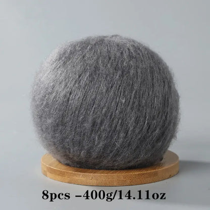 Mohair Yarn Set - Soft & Skin-Friendly for DIY Projects