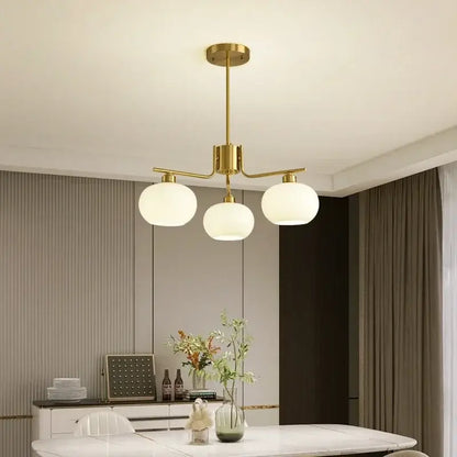 Nordic Glass Pendant Light – Modern LED for Dining & Kitchen