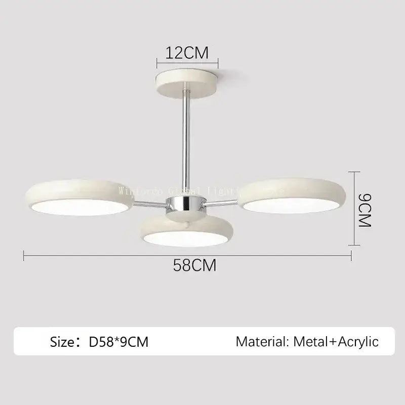 Cream Beige Pendant Light – Modern Minimalist Design