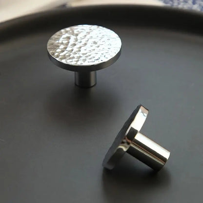 Brass Cabinet Knobs - Hand-Hammered Texture, Modern Design | sitezone test 02