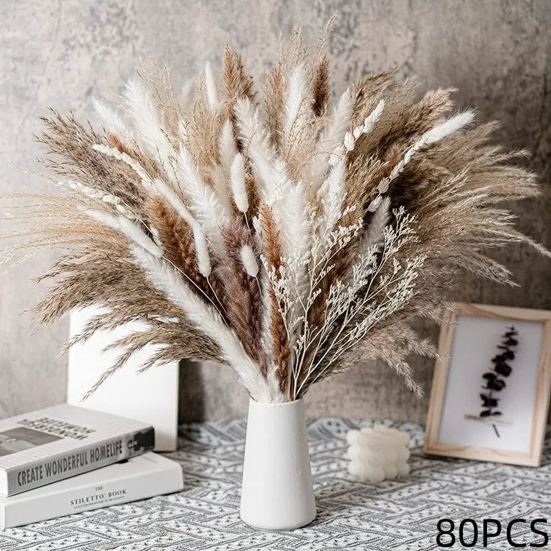 Dried Pampas Grass Bouquet - Boho Home Decor | sitezone test 02