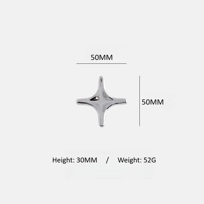 Chrome Cabinet Handle – Modern Cross Design for Drawers