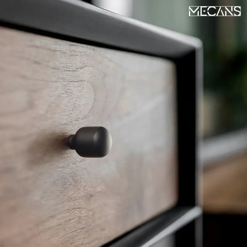 Elegant Gray Round Cabinet Door Handle For Modern Kitchens & Wardrobes