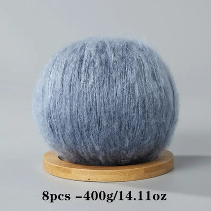 Mohair Yarn Set - Soft & Skin-Friendly for DIY Projects
