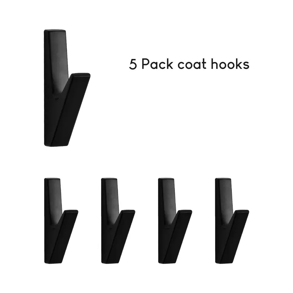 Matte Black Wall Hooks – Stylish & Durable for Home | sitezone test 02