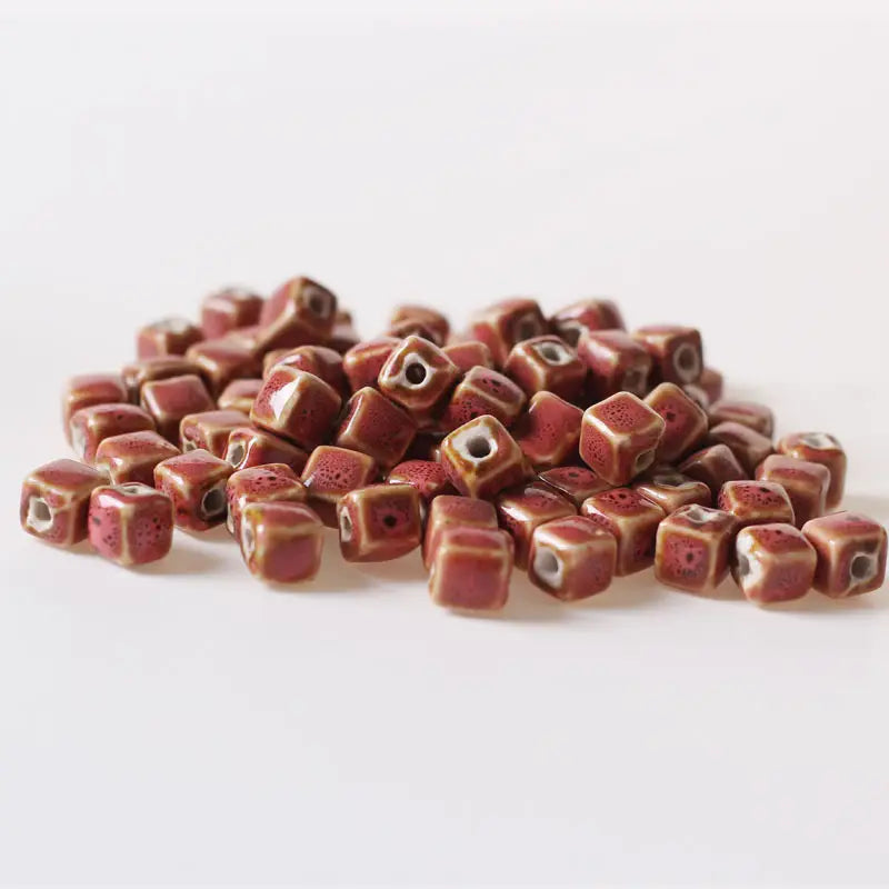 Square Ceramic Spacer Beads - Jewelry Making | sitezone test 02