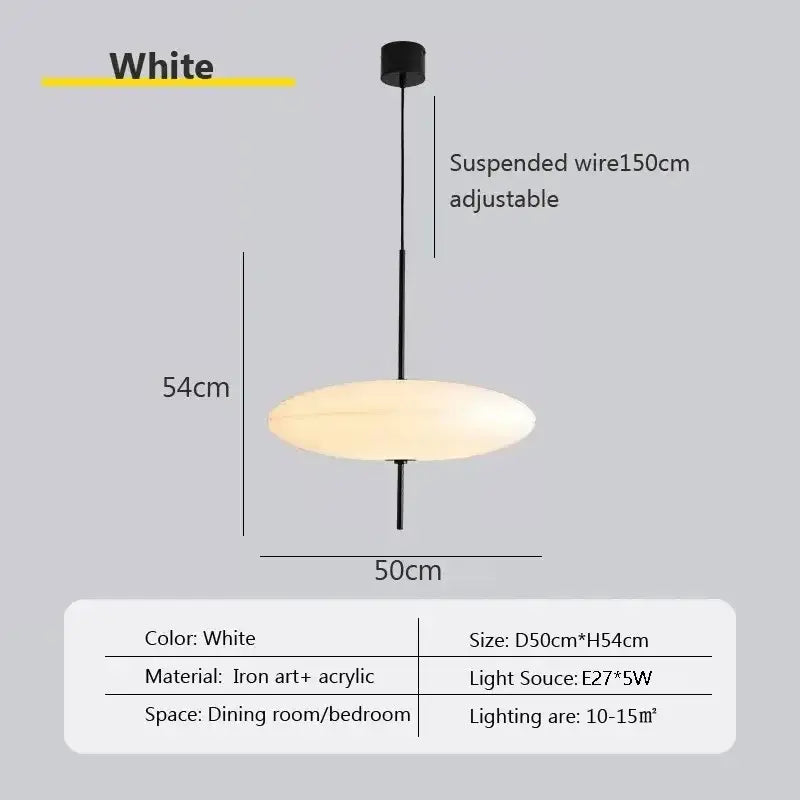 Nordic LED Anhänger Licht Fliegende Untertasse Design Lampe Für Schlafzimmer Wohnzimmer Bar Cafe Büro Innen Einfache Hause Dekorative Leuchte