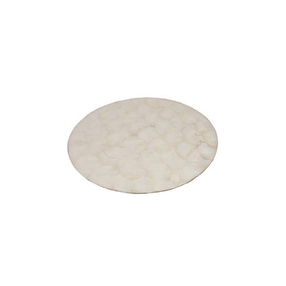 Mother of Pearl Coaster - Handmade Natural Shell Drink Coaster, White