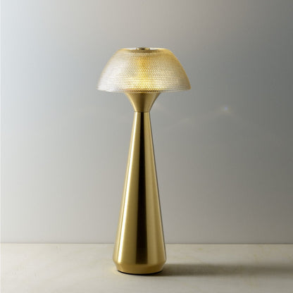 LED Table Lamp - Brass Finish, Dimmable Ambient Lighting
