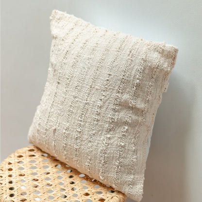 Funda de almohada 40x40 cm o 50x50 cm Tejido a mano | Cojín decorativo | Cojín de sofá RAHAYU Hecho de algodón