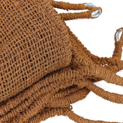 Coconut Fiber Sun Umbrella - Rectangular Shade, Natural, 500x300