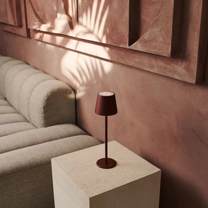 Lampe sans fil Jaspe bronze avec batterie | 3 niveaux d'éclairage et graduable
