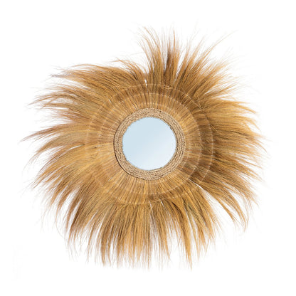 Dried Grass Sunken Forest Mirror - Natural