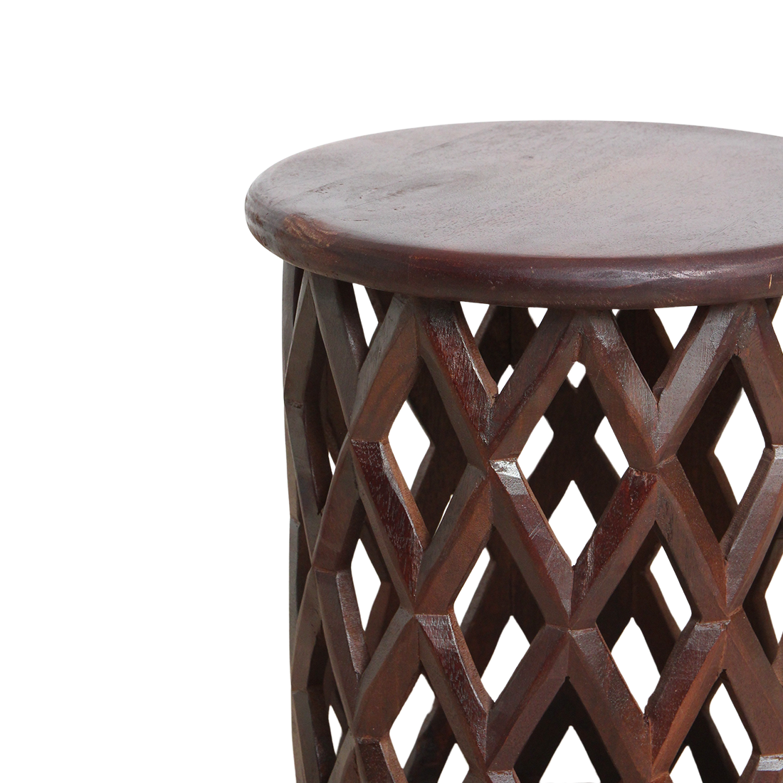 Mango Wood Stool Side Table - Palau Sustainable Design