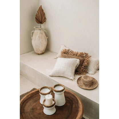 Portavelas Pretty - Biel natural - M
