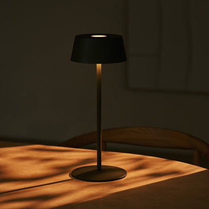 Rechargeable Table Lamp - Olive Green Cordless Dimmable Lamp