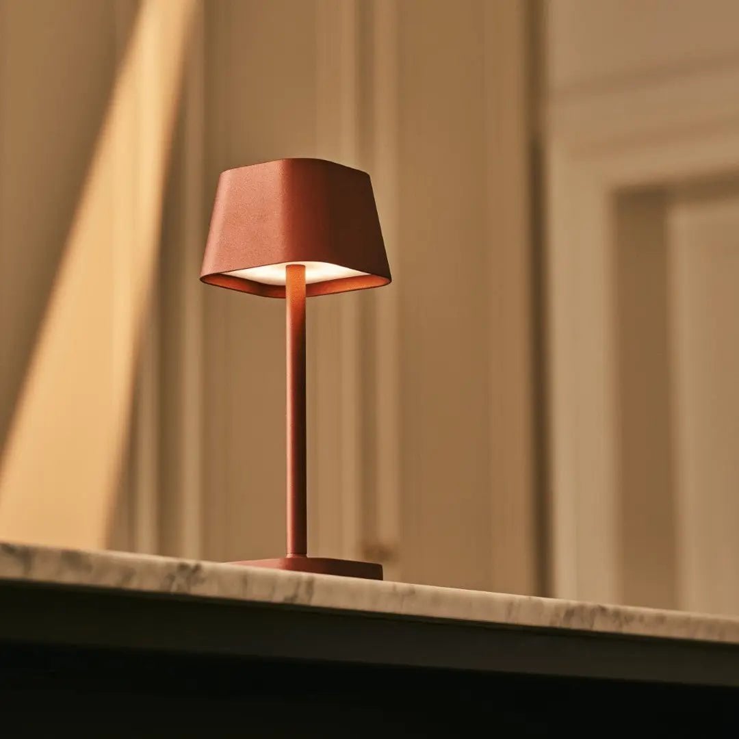 Bronze Rechargeable Table Lamp – Cordless Dimmable Accent Light
