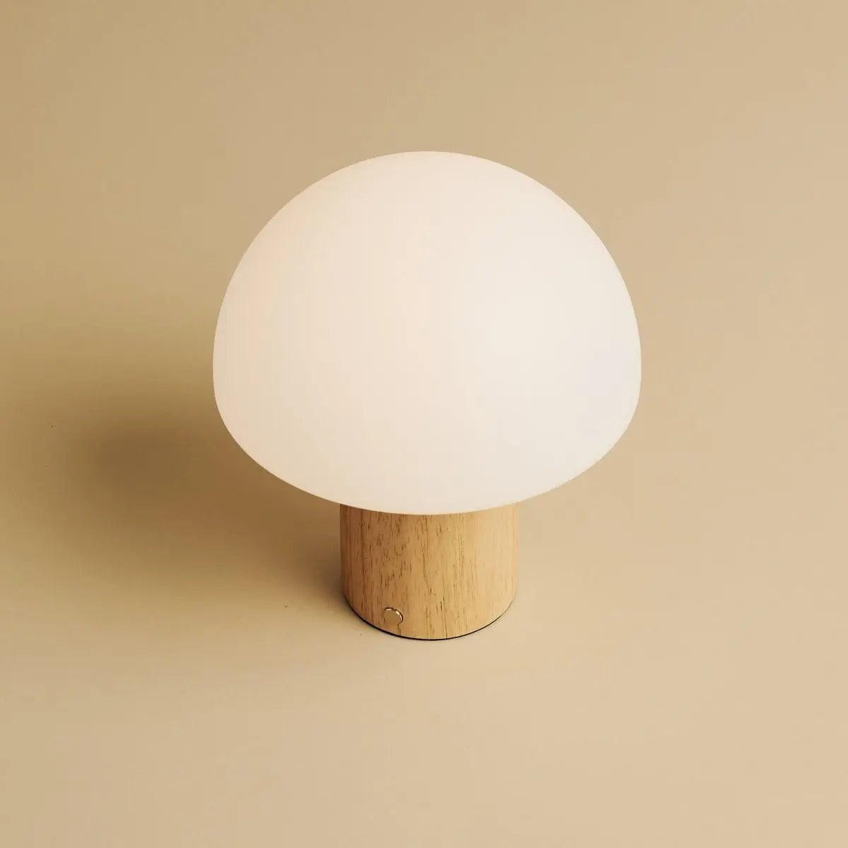 Cordless Table Lamp - Light Brown Dimmable Accent Lamp