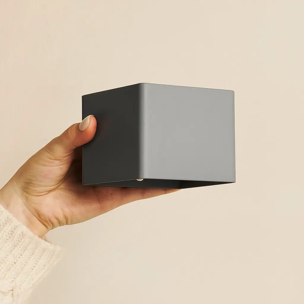 Stone Grey Rechargeable Wall Lamp - Motion Sensor & 20 Light Modes